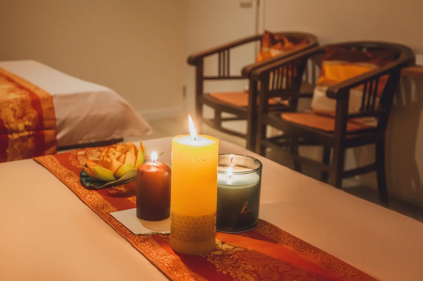 Serenity Thai Therapy treatment room detail