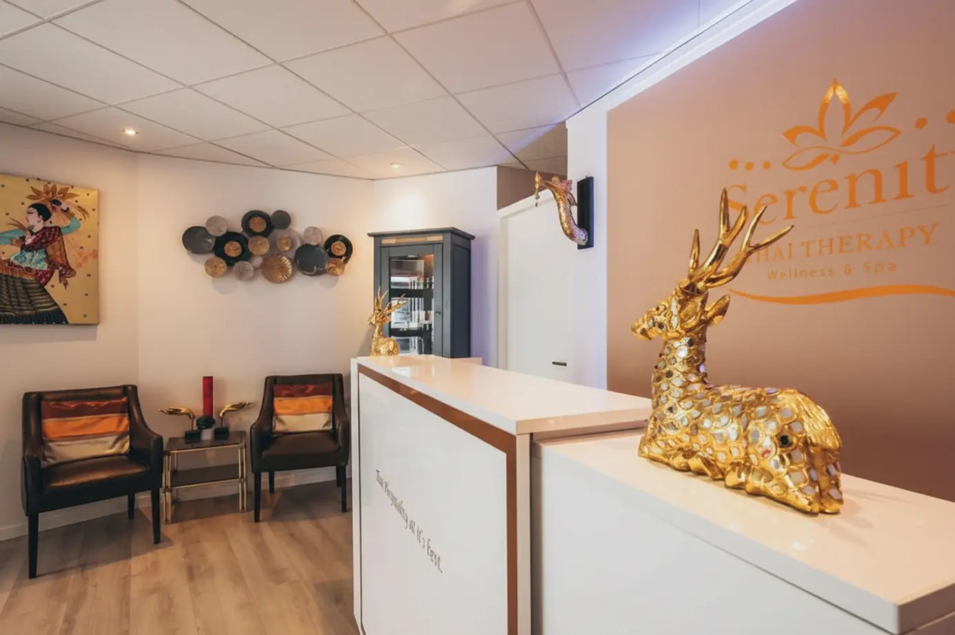 Peaceful salon space at Serenity Thai Therapy